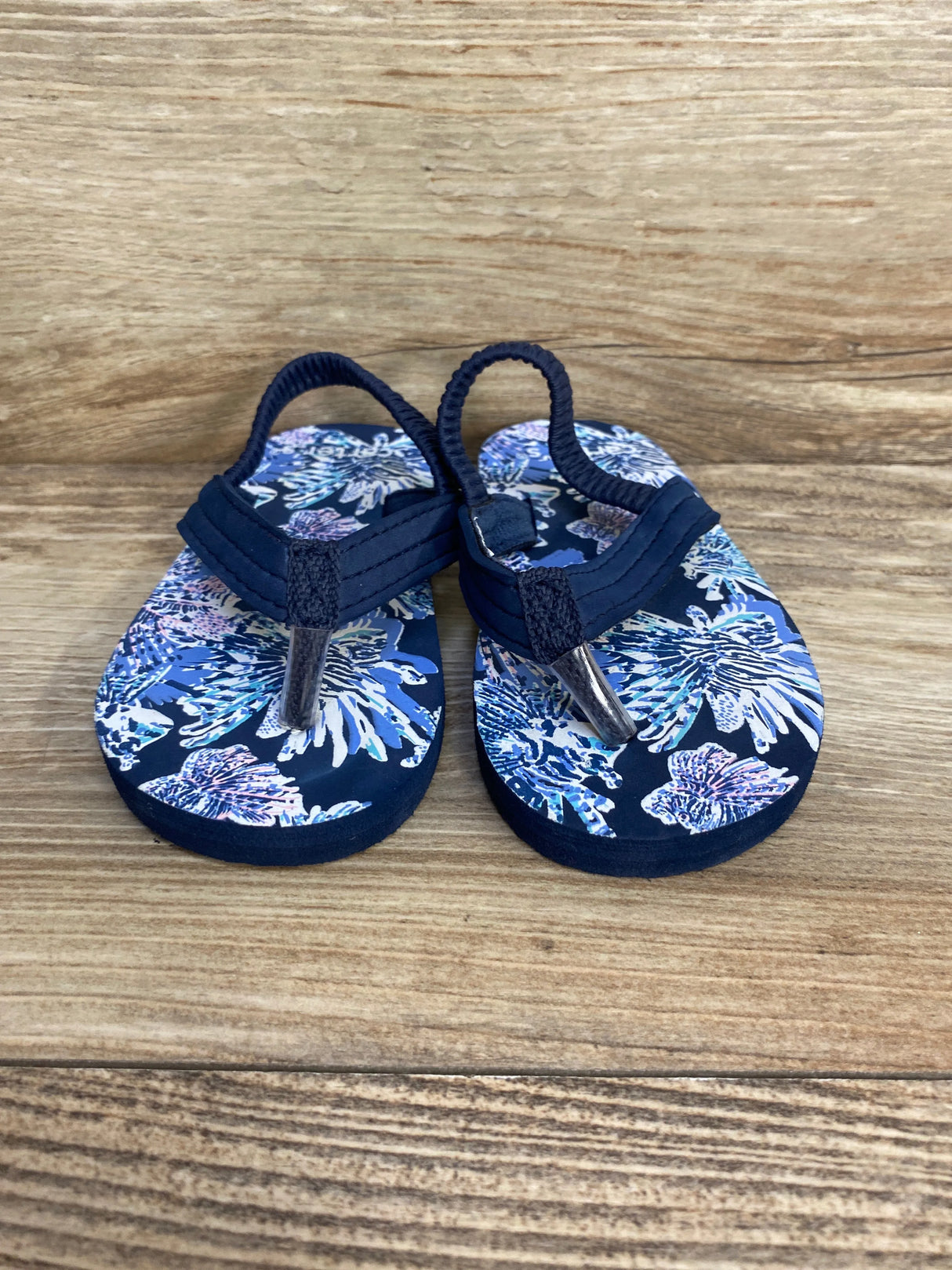 Carter's Arely Flip Flops Navy sz 5/6c - Me n Mommy To Be