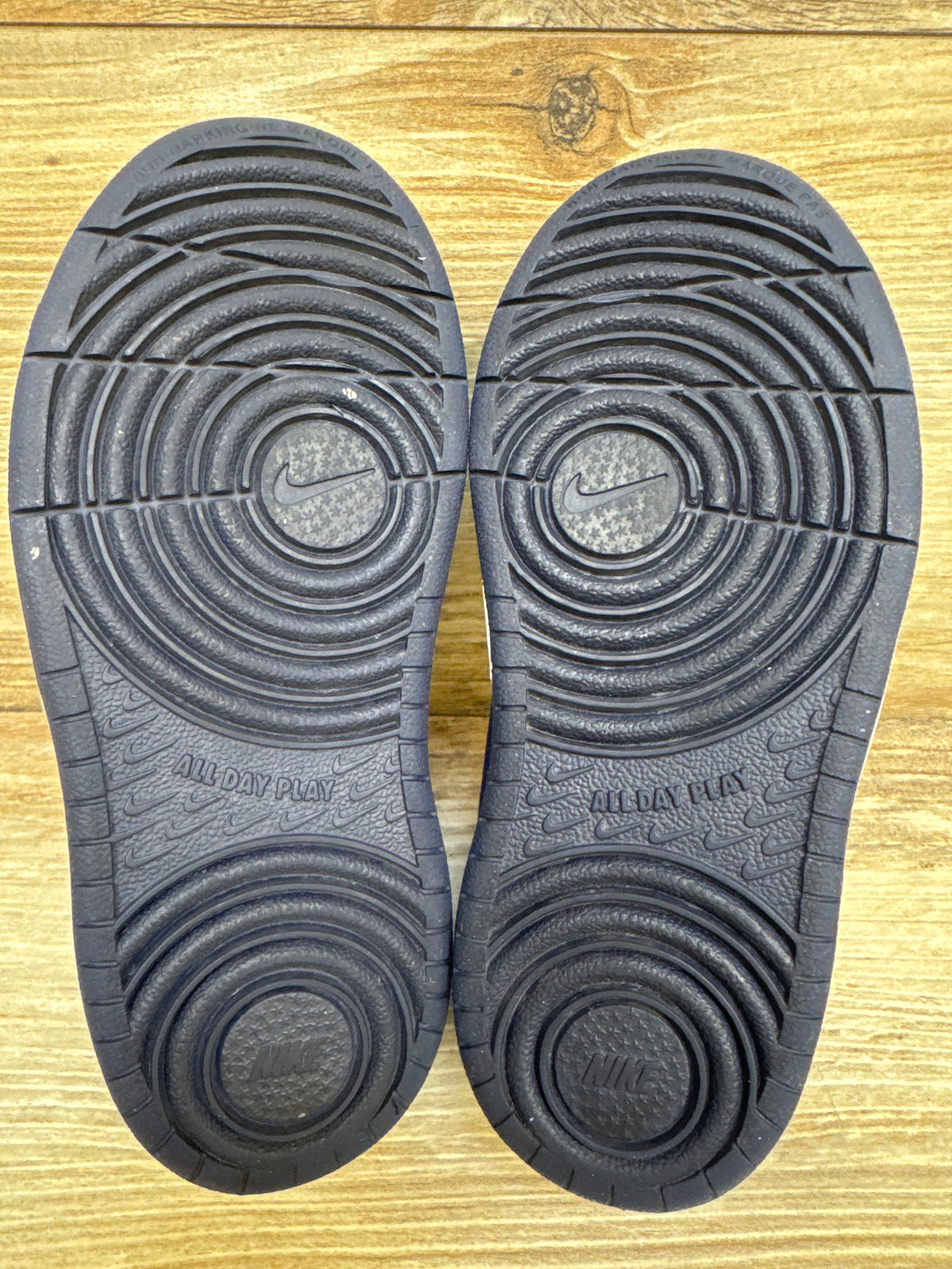 Nike Court Borough Mid 2 TD 'White Signal Blue' Sneakers sz 10c