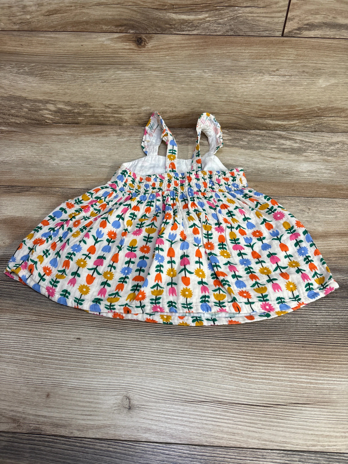 Hanna Andersson Floral Dress White sz 6-12m - Me n Mommy To Be