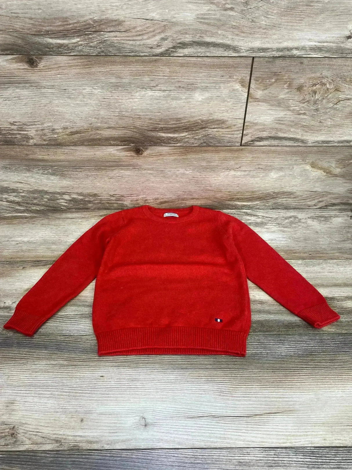 Mayoral Sweater Red sz 5T - Me n Mommy To Be
