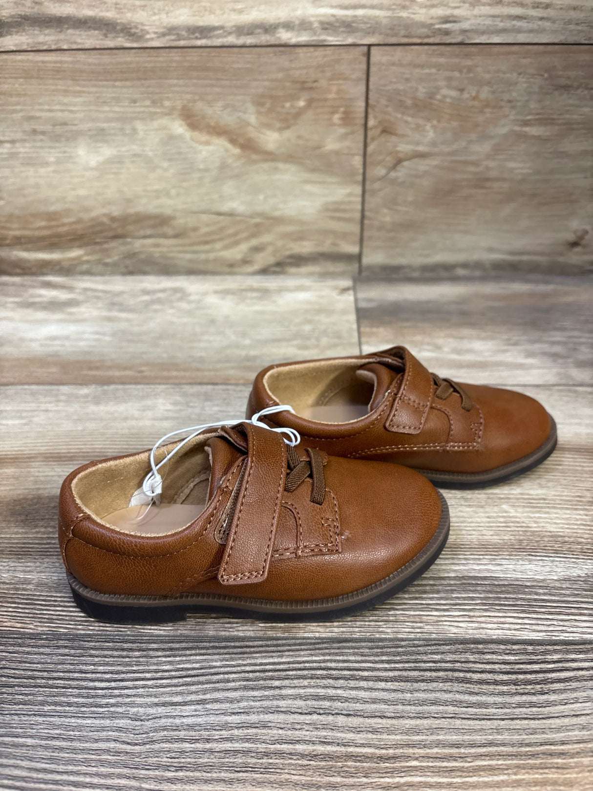 NWOT Cat & Jack Miles Dress Shoes Cognac sz 8c