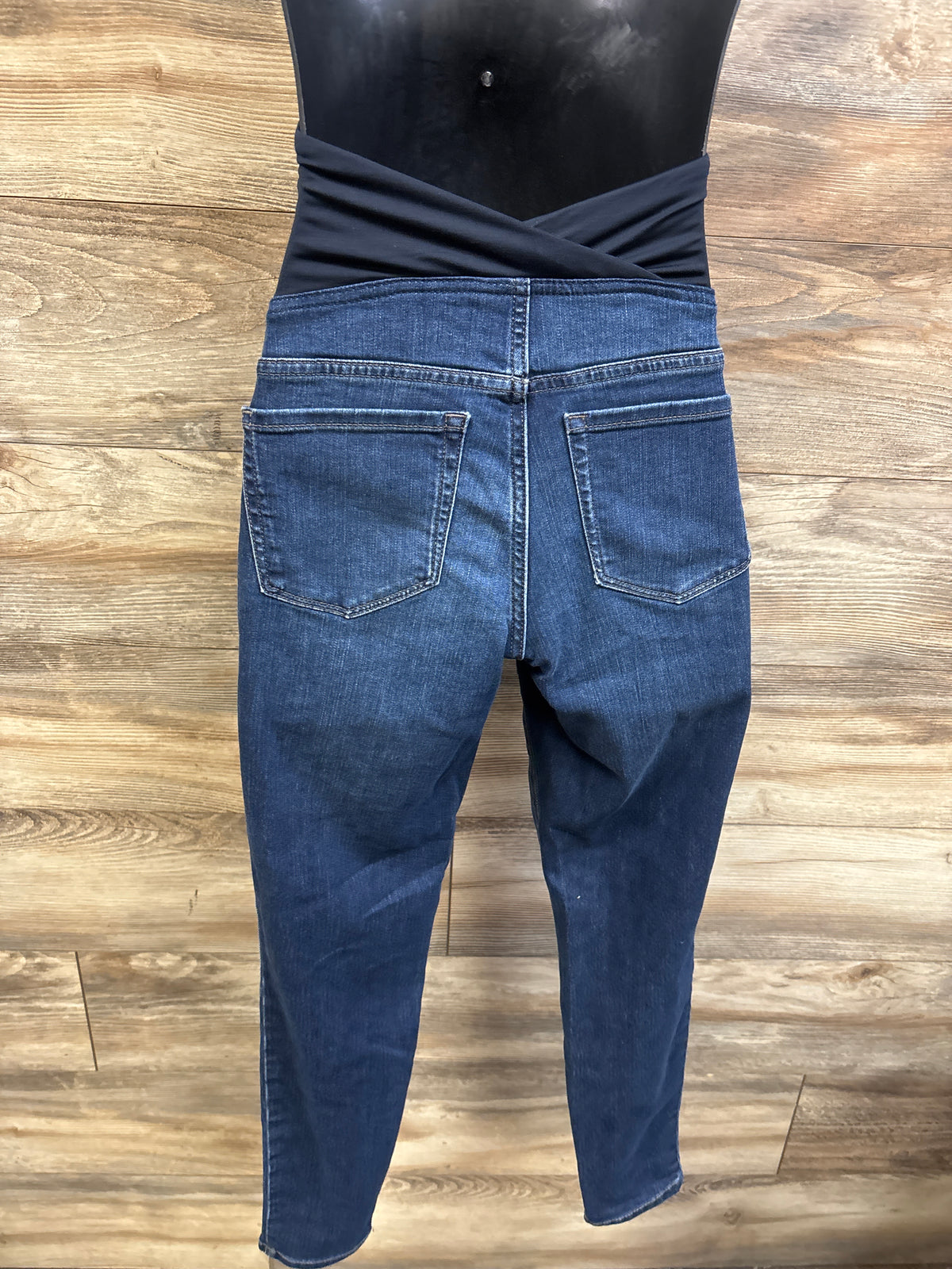 Isabel Maternity Crossover Panel Skinny Jeans Blue sz Small/4