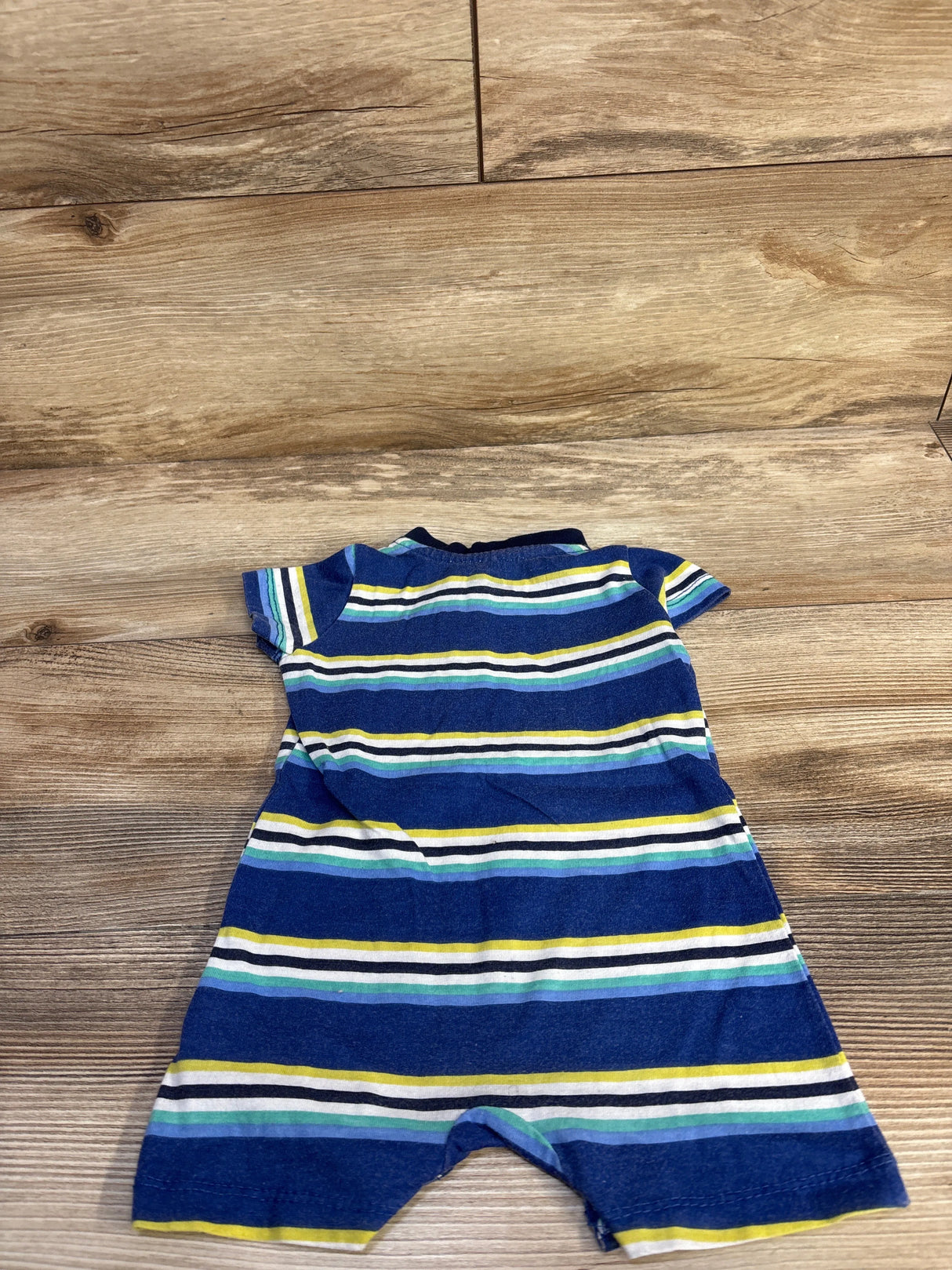 Lee Henley Striped Romper Blue sz 3-6m
