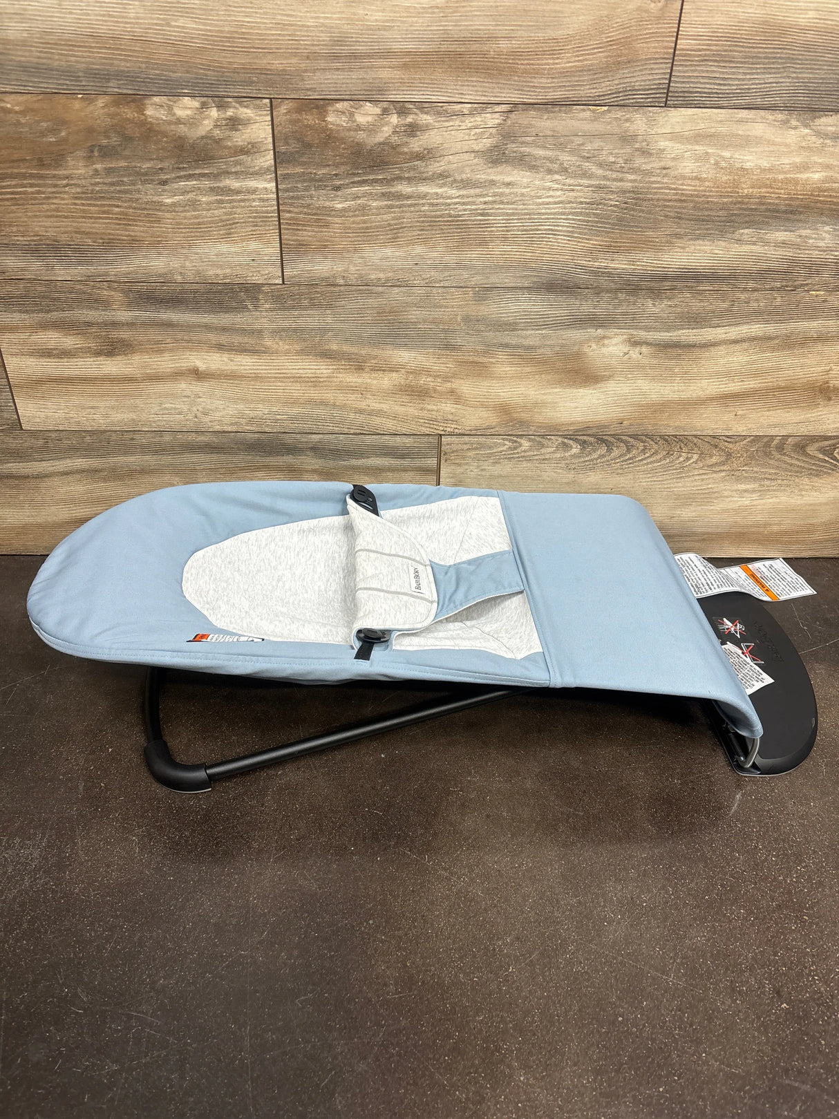 Baby Bjorn Balance Soft Bouncer in Blue/Grey - Me n Mommy To Be