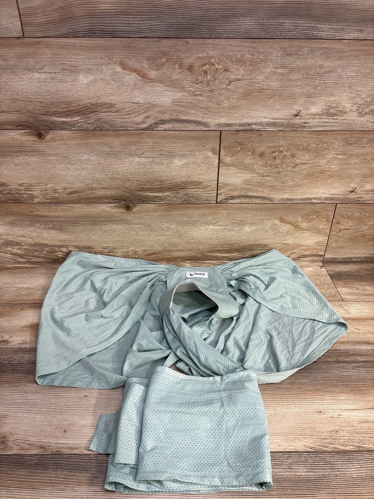 Konny Baby Carrier Wrap Summer AirMesh, Green sz M (9-44lbs)