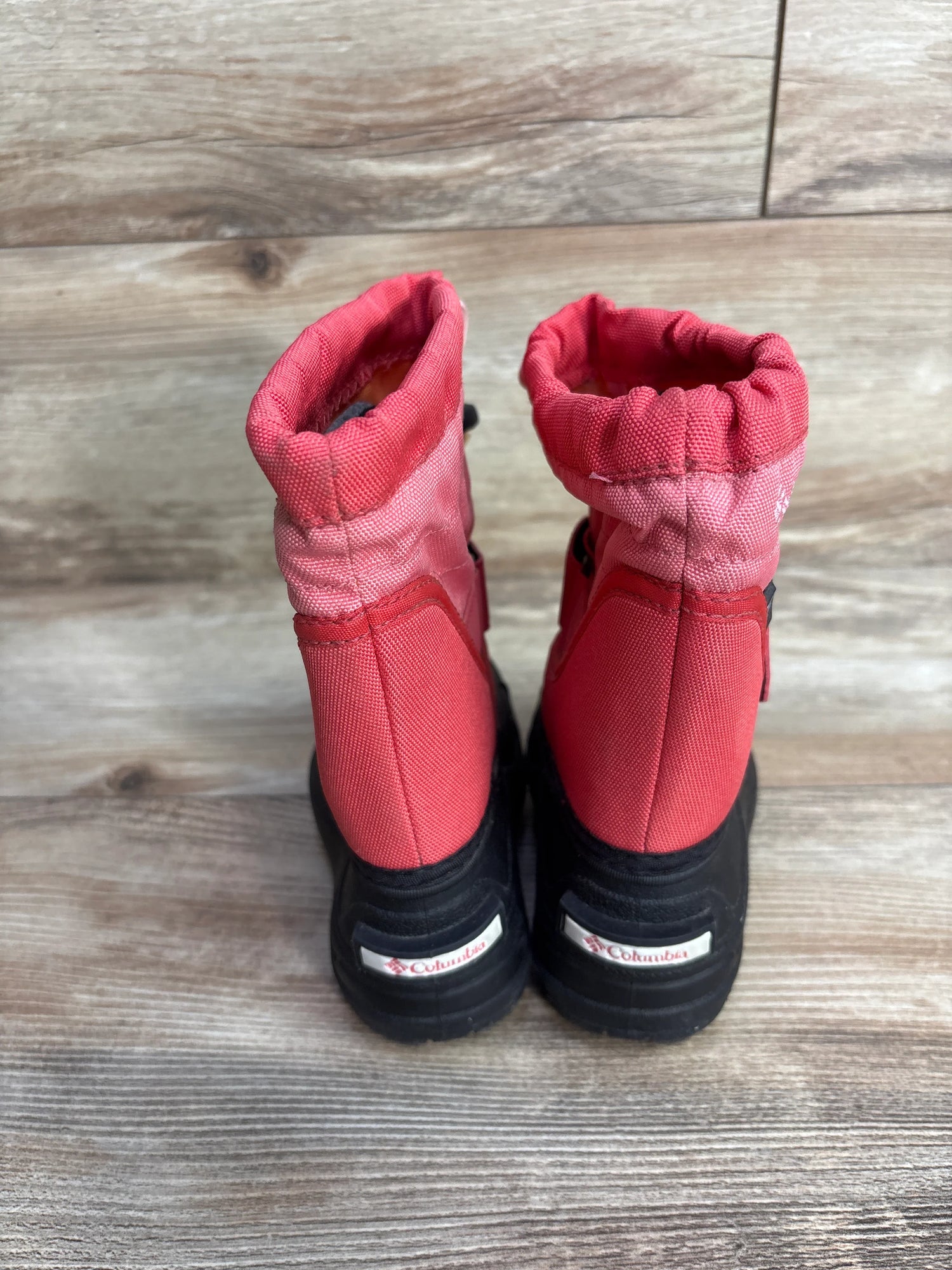 Columbia Powderbug Plus II Waterproof Snow Boots Pink sz 7c