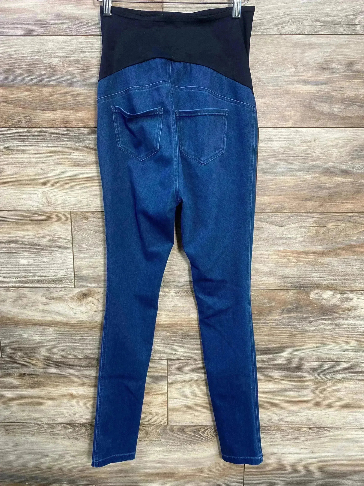 Kimi + Kai Maternity Full Panel Jeggings Blue sz Small - Me n Mommy To Be