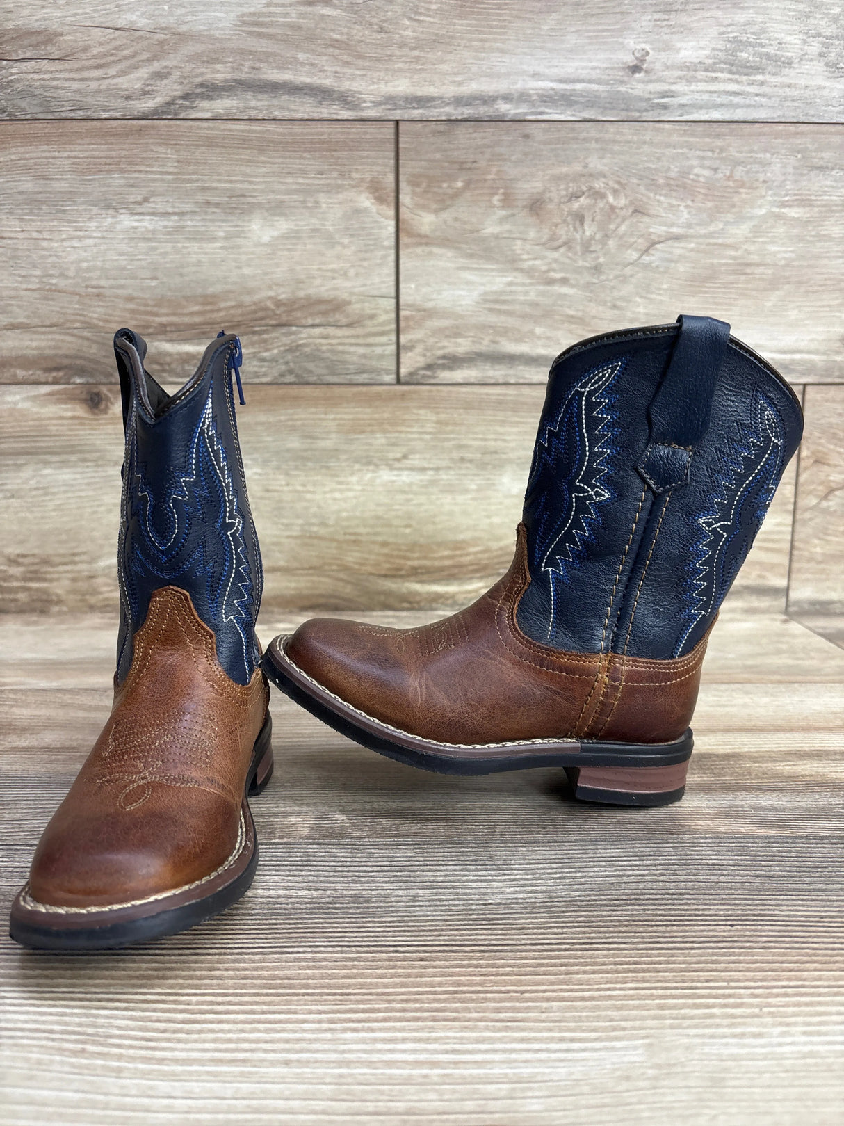 J.B. Dillon Western Cowboy Boots, Brown sz 9.5c