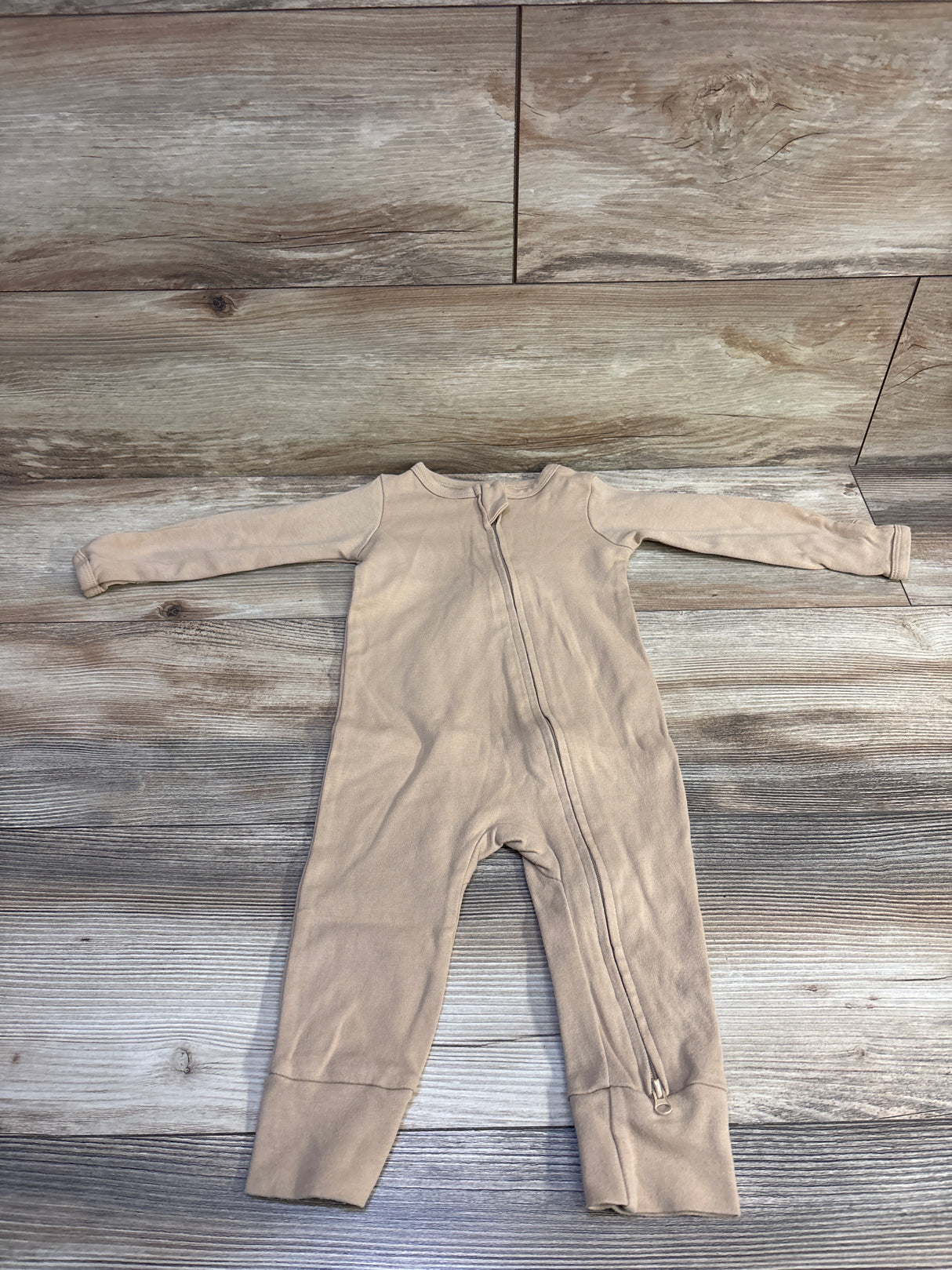Aablexema Organic Footless Sleeper Tan sz 6-12m