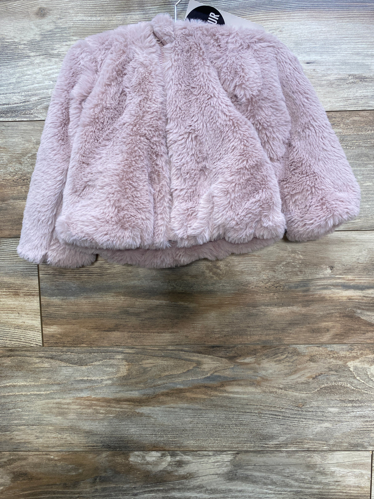 NEW Liv & Lottie Faux Fur Coat Pink sz 24m