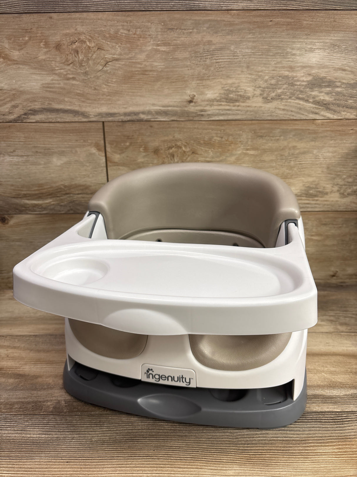 Ingenuity Baby Base 2-in-1 Booster Feeding & Floor Seat - Cashmere