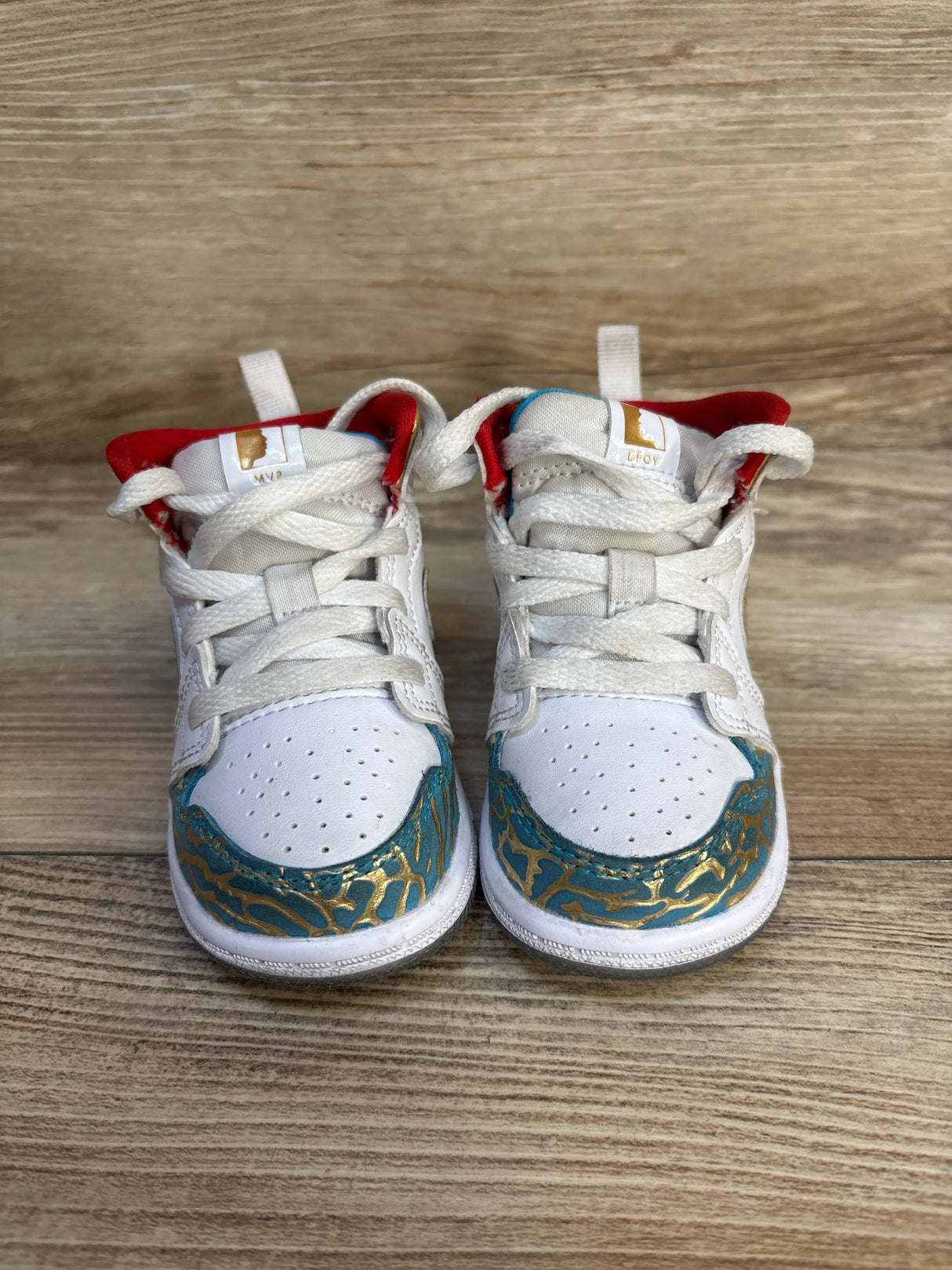 Air Jordan 1 Mid TD 'NC to Chi' Sneakers sz 5c