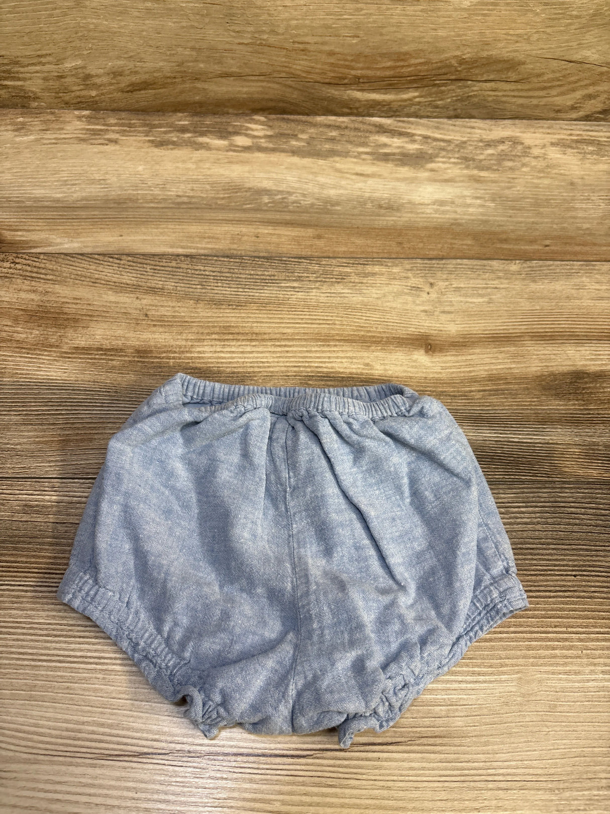 Janie & Jack Chambray Bloomer Shorts Blue sz 6-12m
