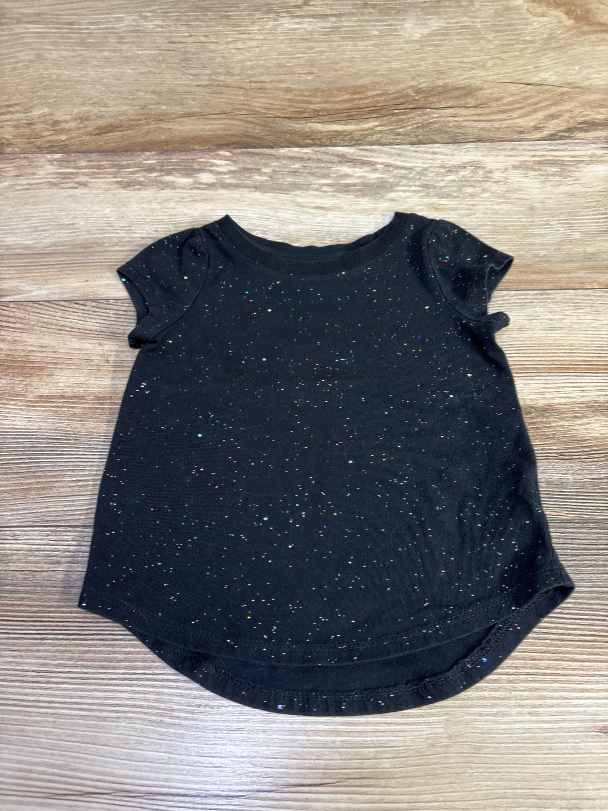 Cat & Jack Sparkly Shirt Black sz 2T