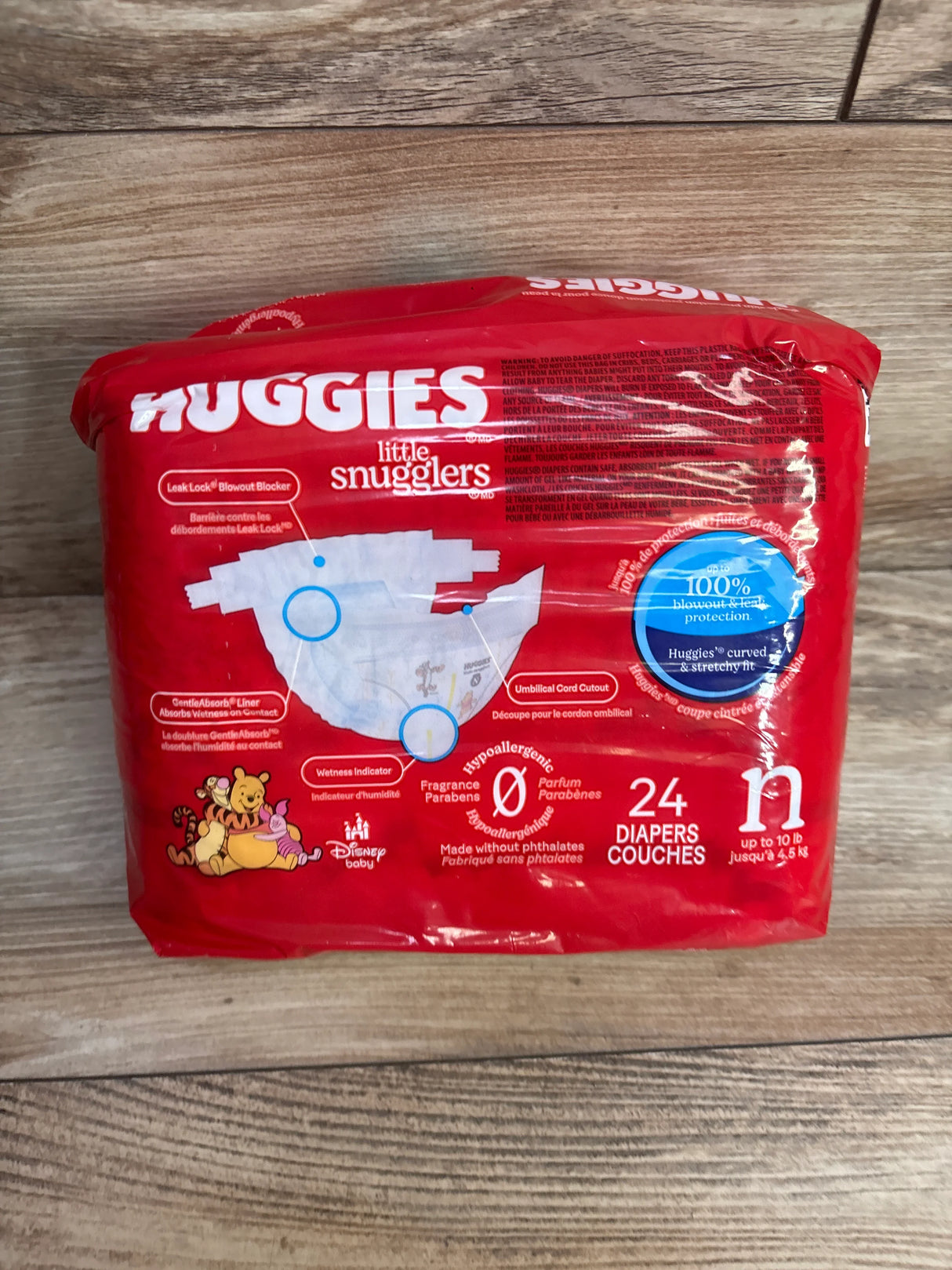 NEW Huggies Little Snugglers Diapers Size Newborn 24ct.