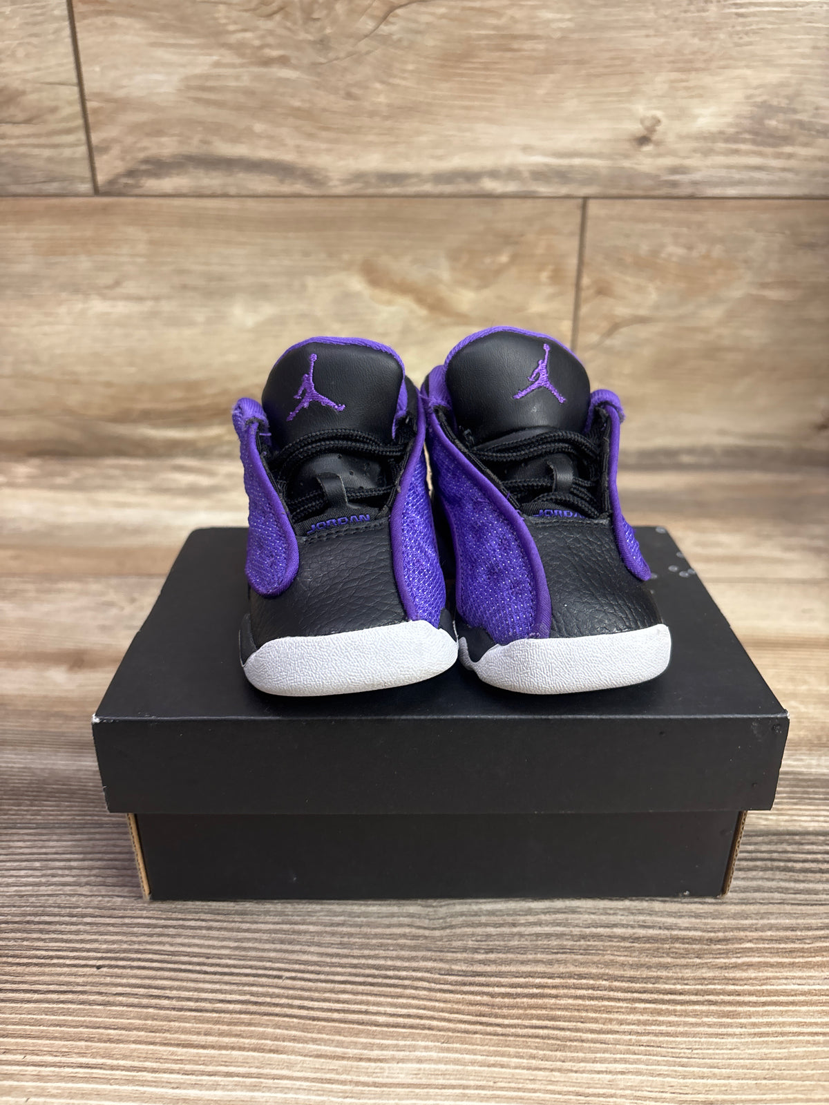 Air Jordan 13 Retro TD 'Purple Venom' Sneakers sz 4c