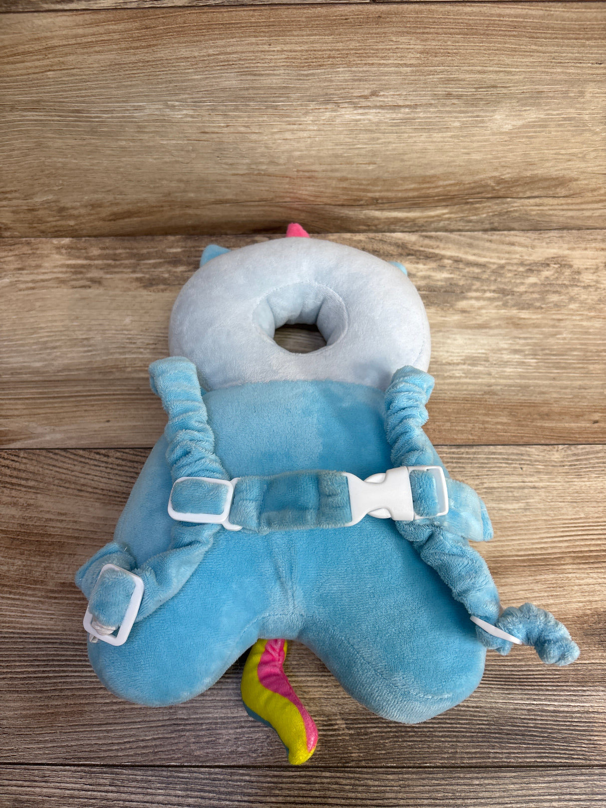 JunNeng Baby Head Protector Backpack, Blue Unicorn