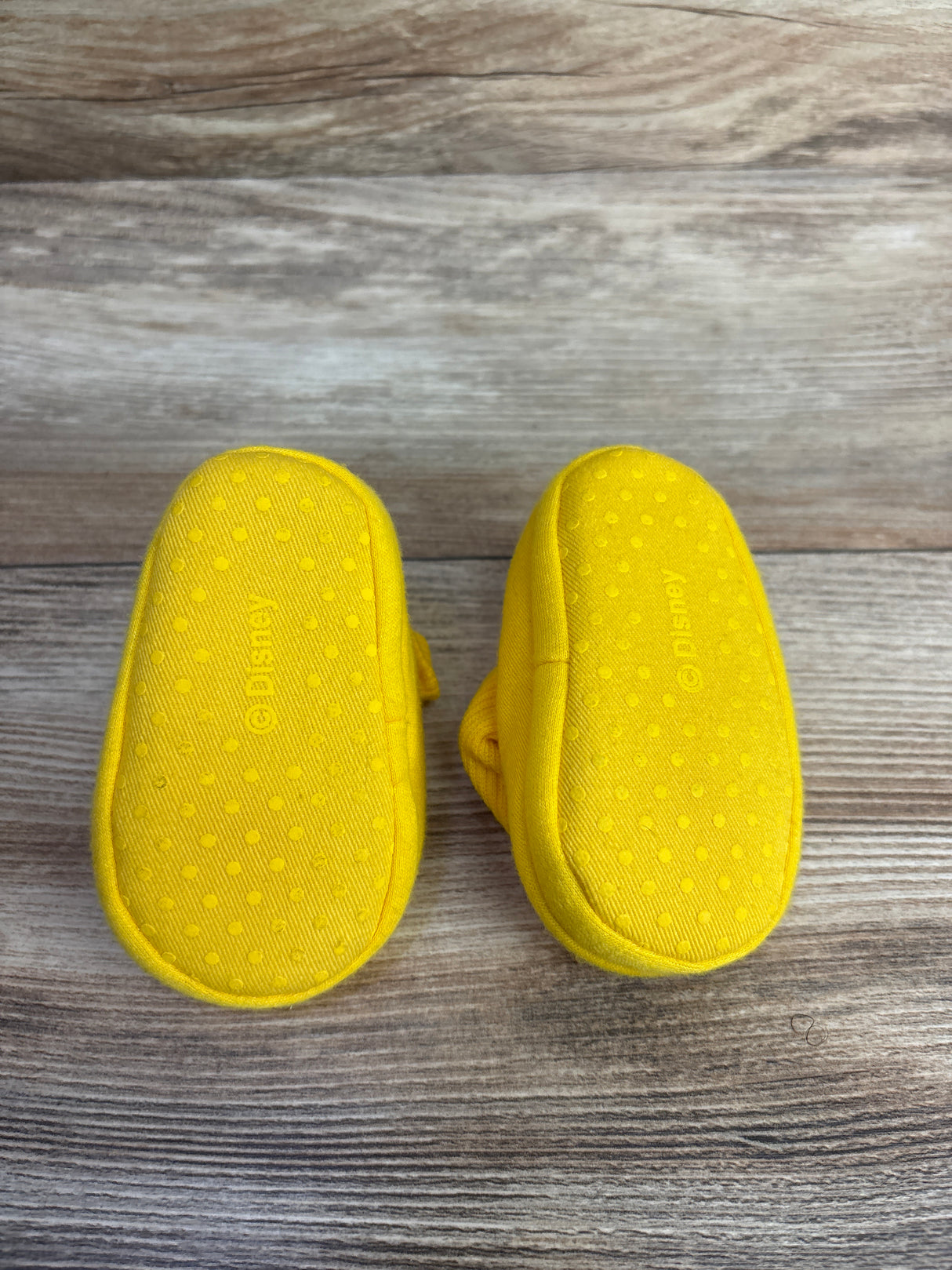 Disney Store Mickey Mouse Sock Shoes Yellow sz 1/2c