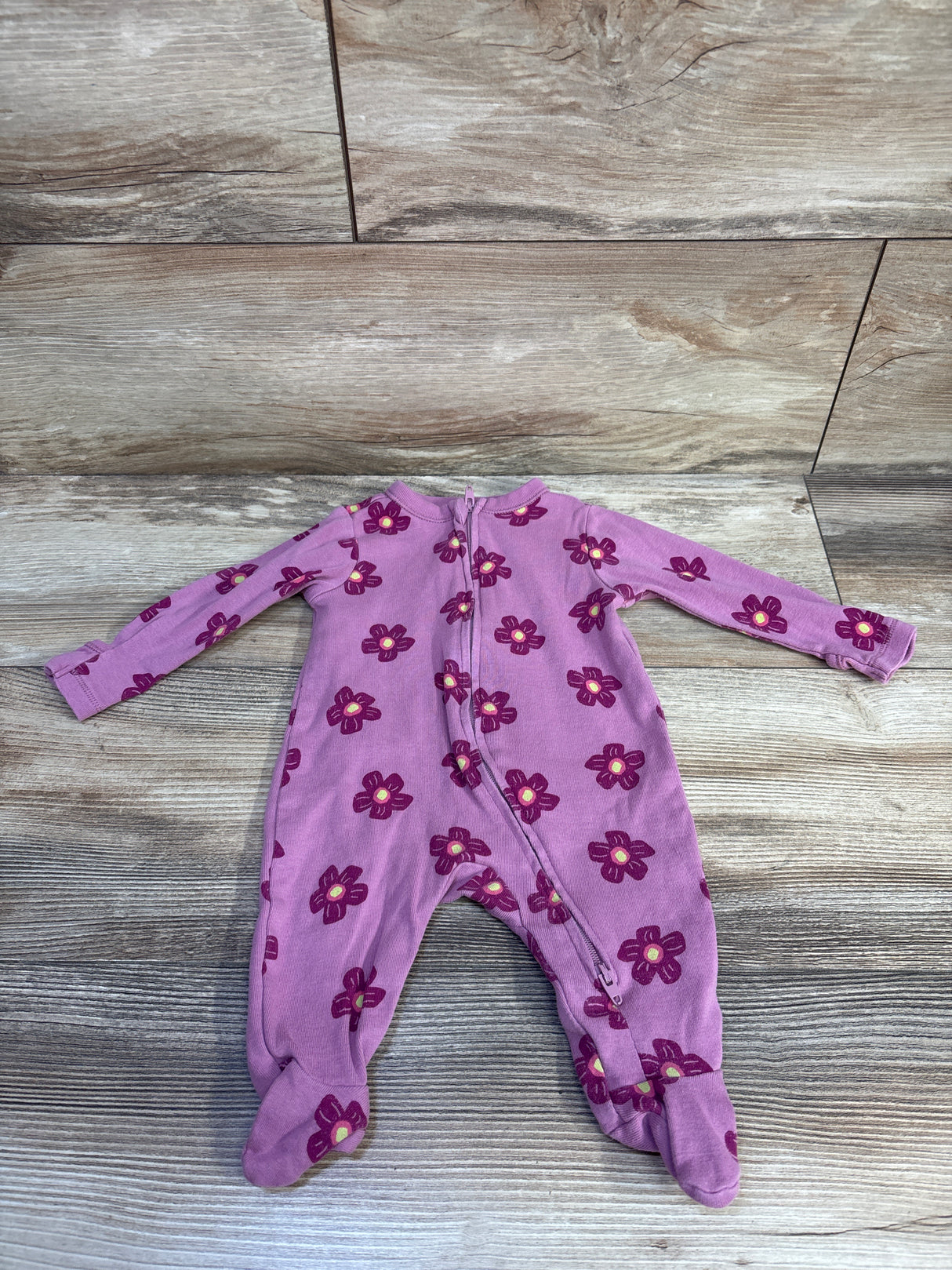 Old Navy Floral Sleeper Purple sz 0-3m