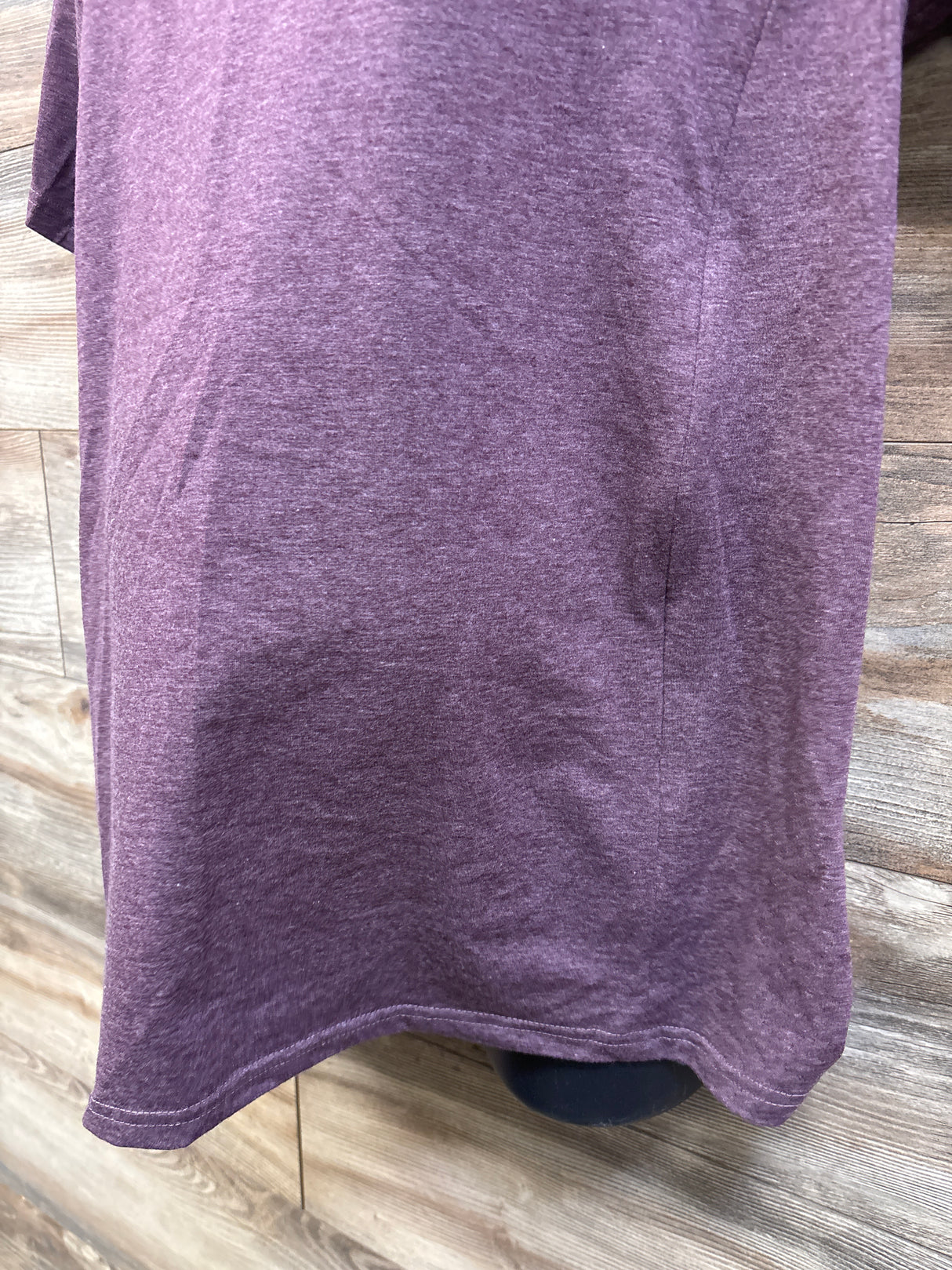 Ecavus Maternity Hidden Zipper Nursing Shirt Purple sz Large