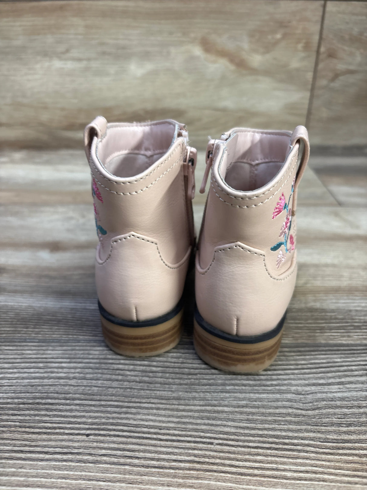 Cat & Jack Whitley Embroidered Western Boots Pink sz 6c