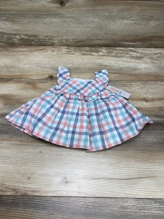 NEW Just One You 2pc Plaid Dress & Bloomers White sz Newborn - Me n Mommy To Be