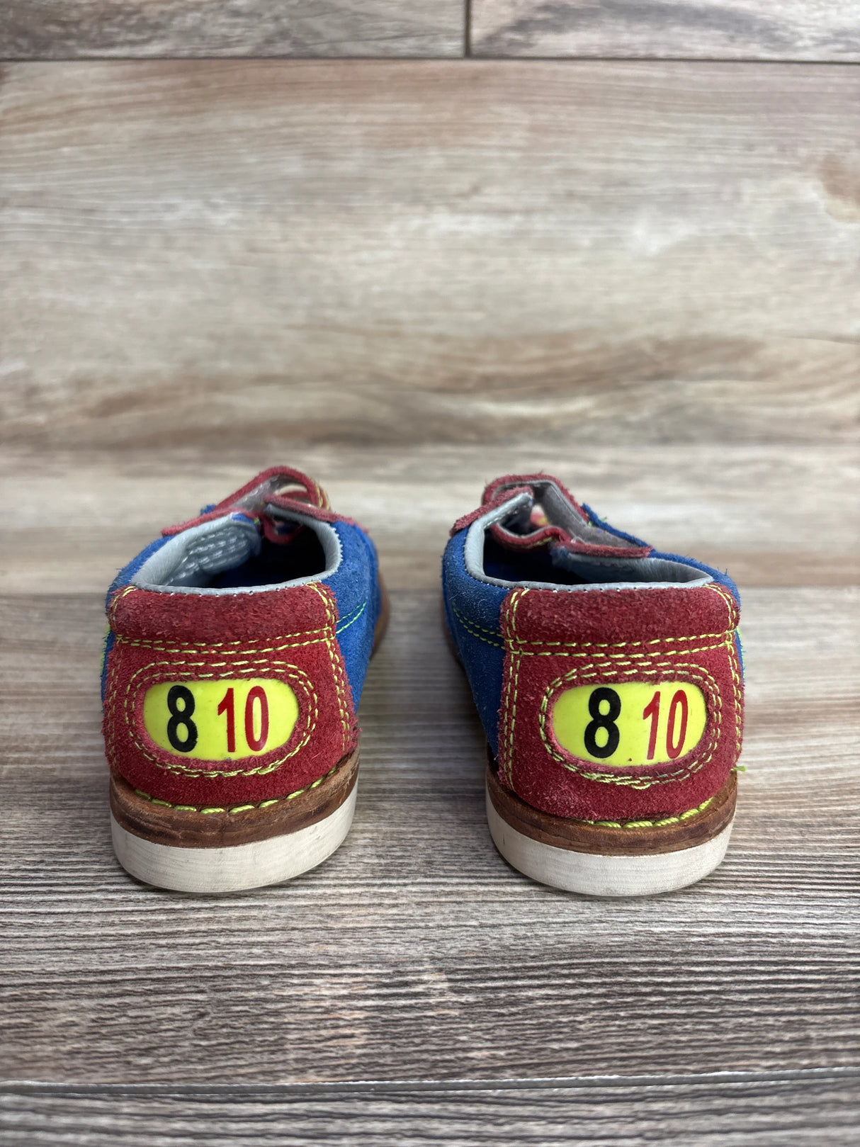 BSI Suede Cosmic Bowling Shoes Red sz 8-10c