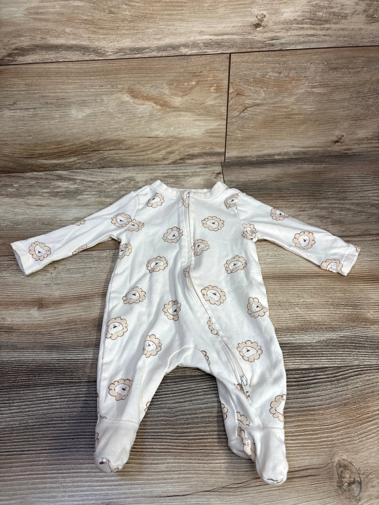 Old Navy Lion Sleeper White sz Newborn