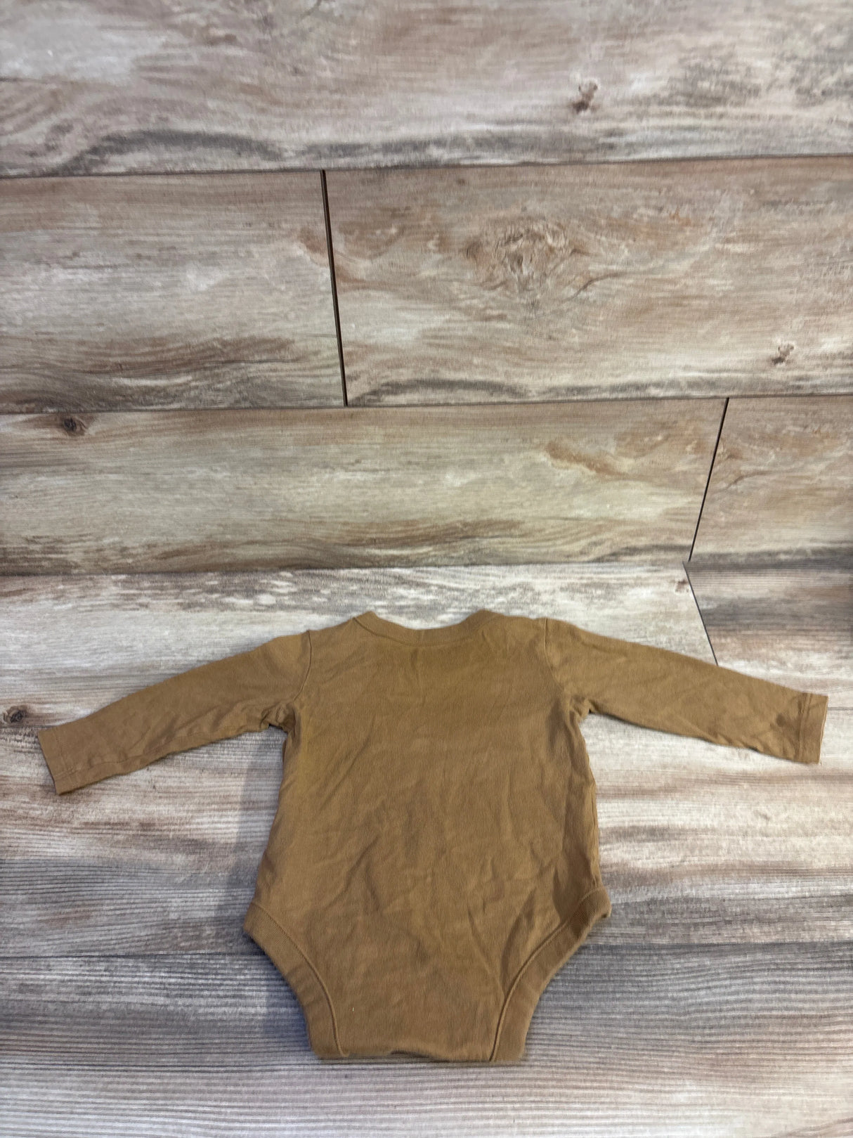 Baby Gap Long S;eeve Bodysuit Brown sz 6-12m