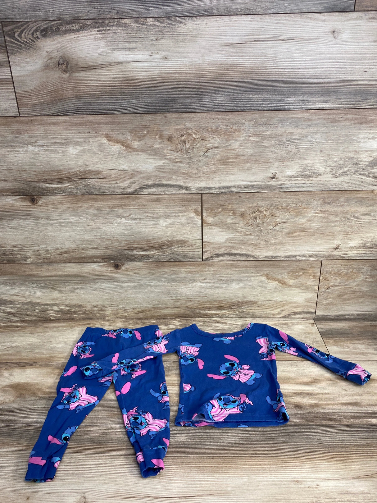 Stitch 2pc Pajama Set Navy sz 3T