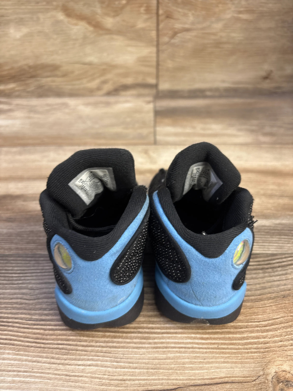 Air Jordan 13 Retro TD 'Black University Blue' Sneakers sz 7c