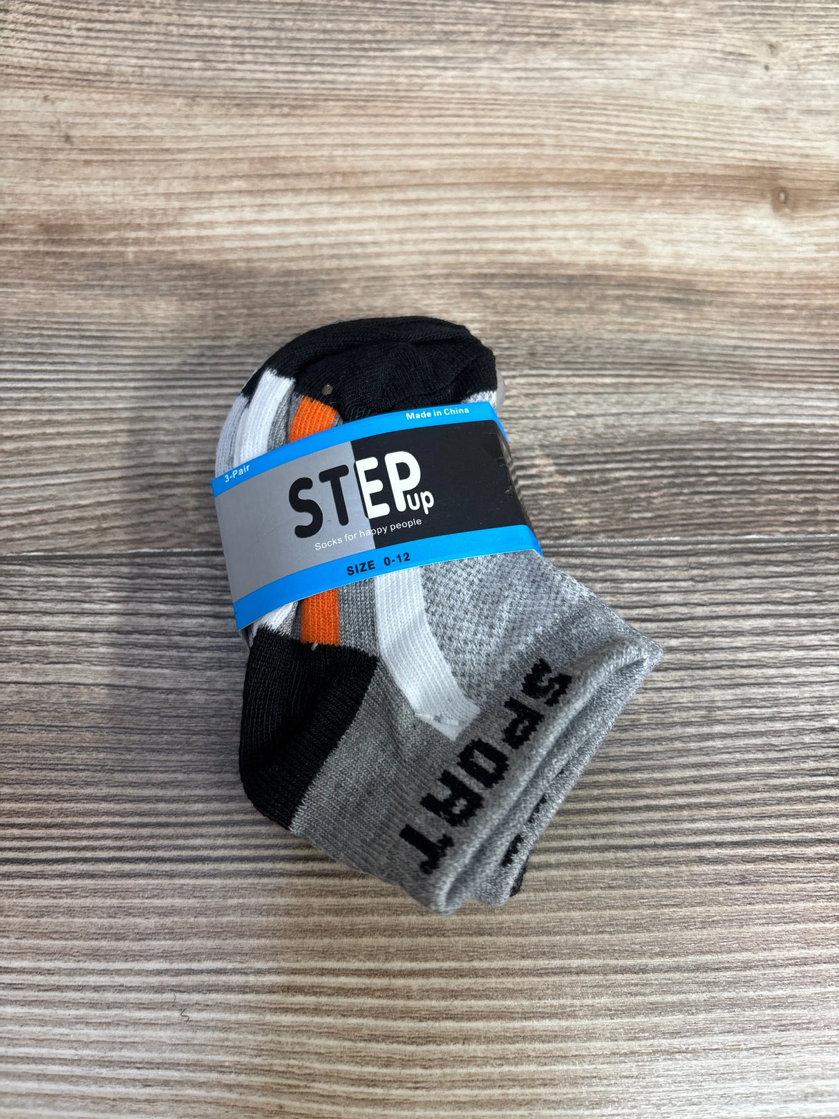 NEW Step Up Socks 3pk sz 0-12