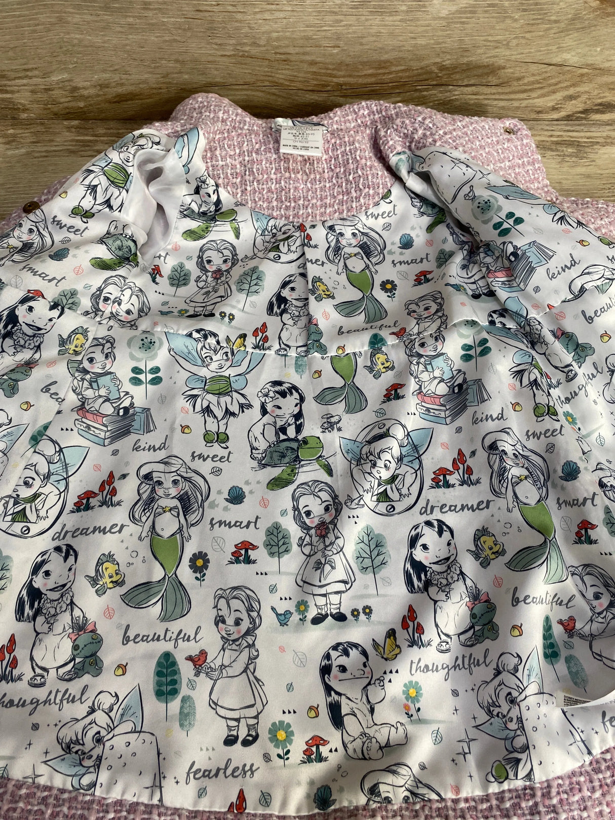 Disney Store Animator's Collection Dress Coat Pink sz 2T