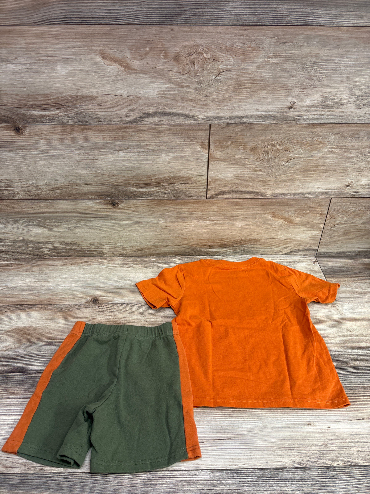 Jurassic World 2pc Shirt & Short Set Orange sz 4T