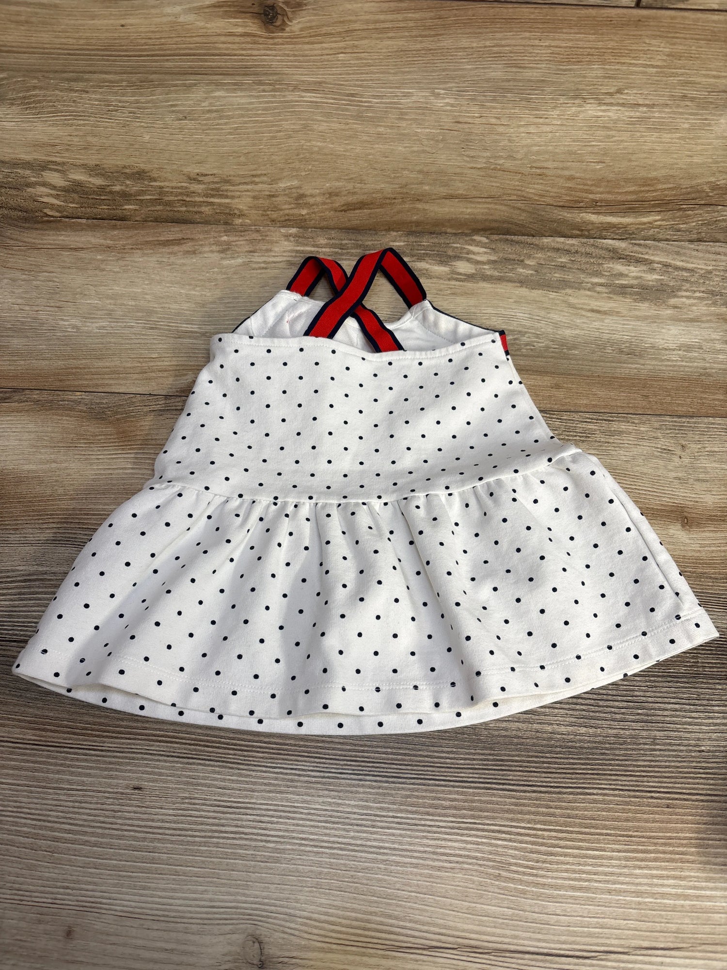 Janie and Jack Dot Ponte Dress White sz 6-12m - Me n Mommy To Be
