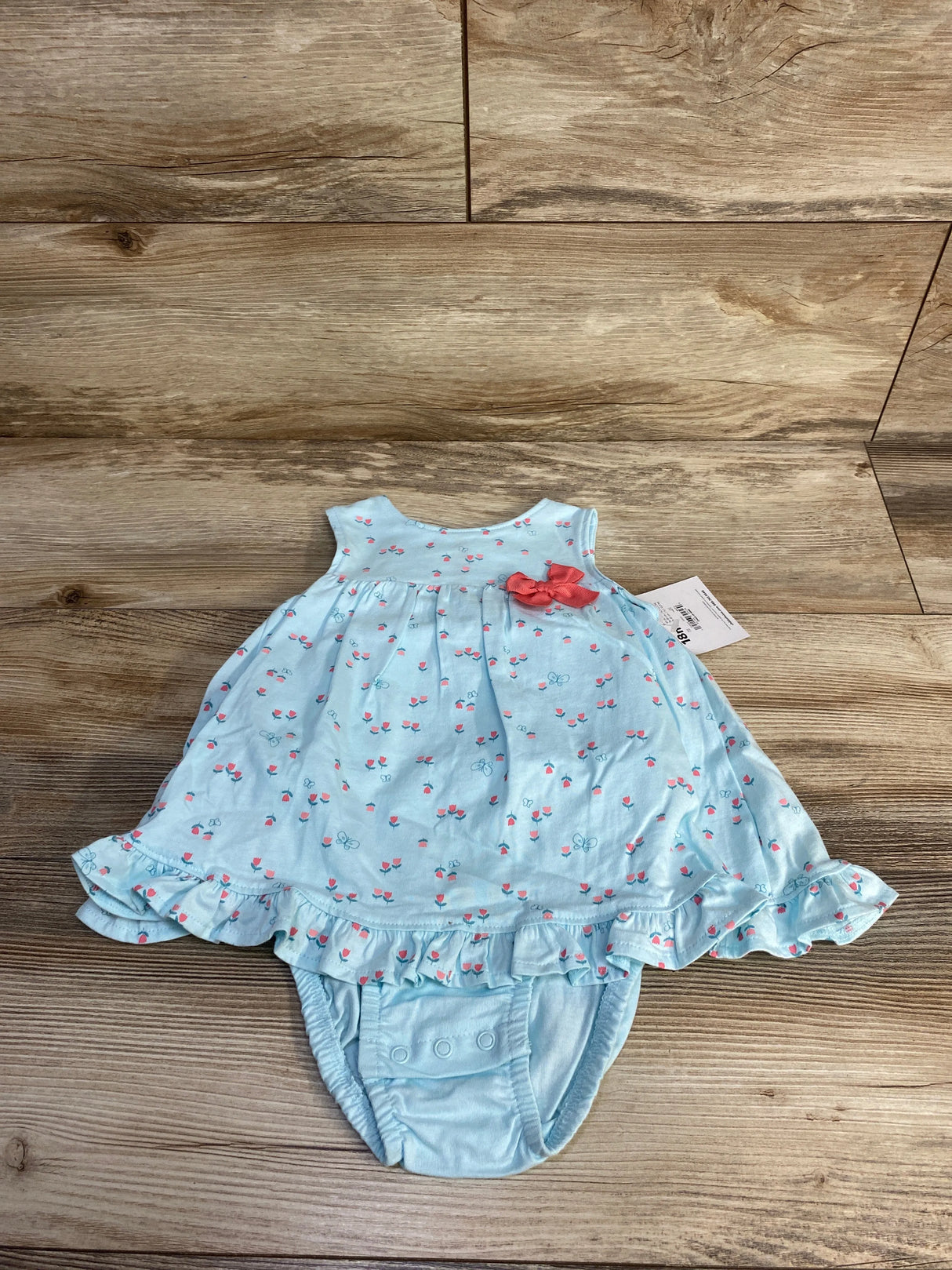 NEW Child Of Mine Floral Sunsuit Blue sz 18m - Me n Mommy To Be