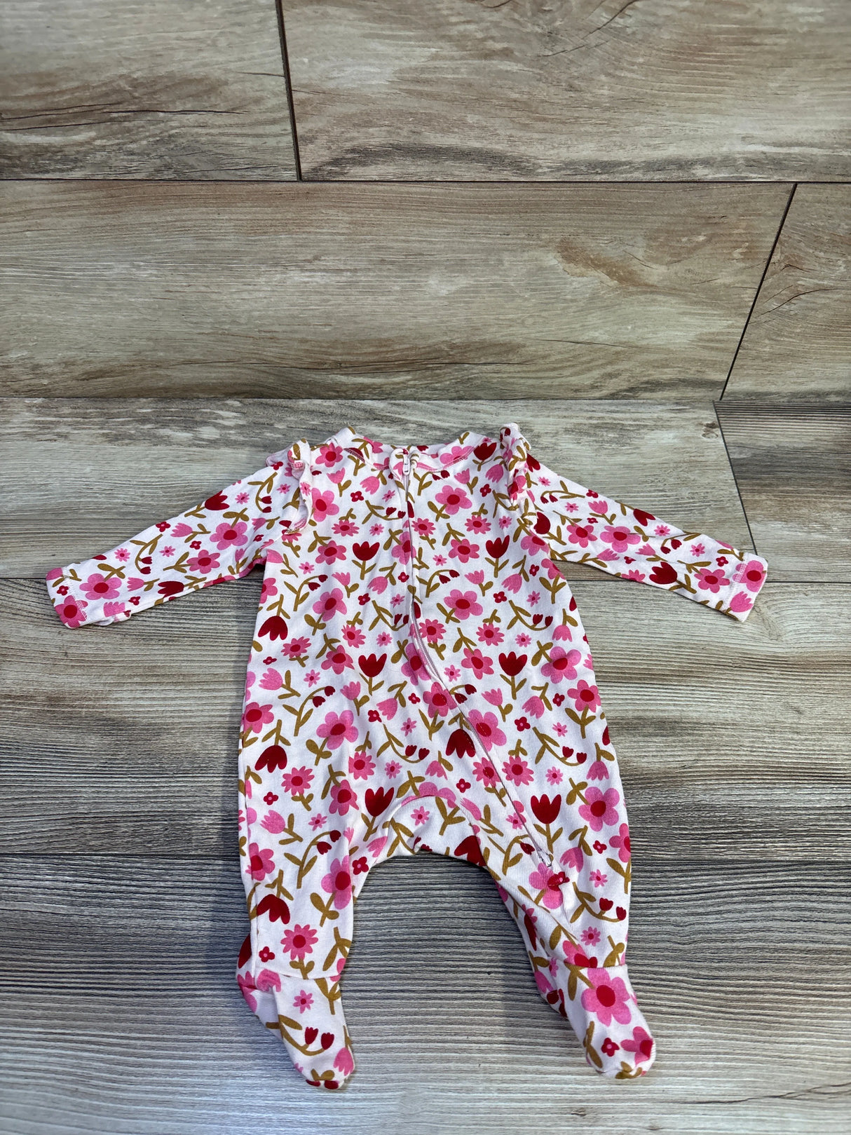 Old Navy Floral Sleeper Pink sz Newborn
