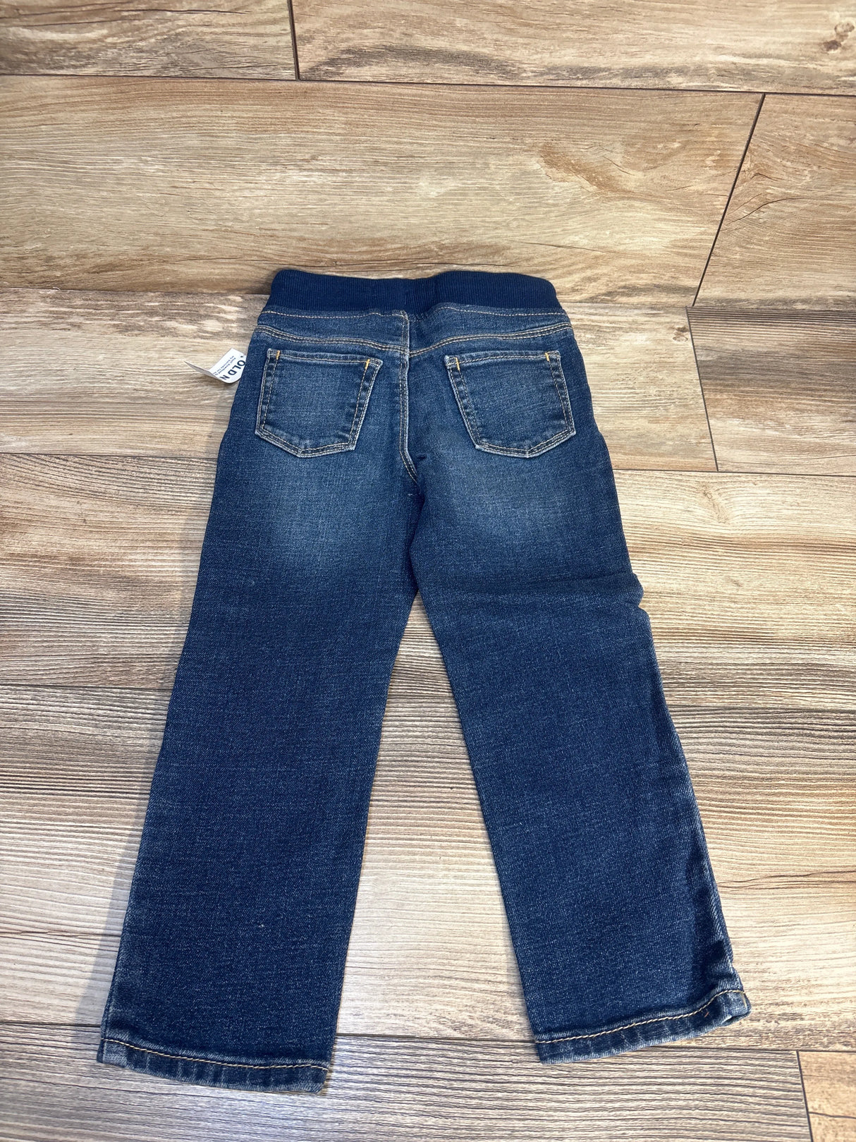 NEW Old Navy Rib-Knit Distressed Skinny Jeans Medium Blue sz 3T