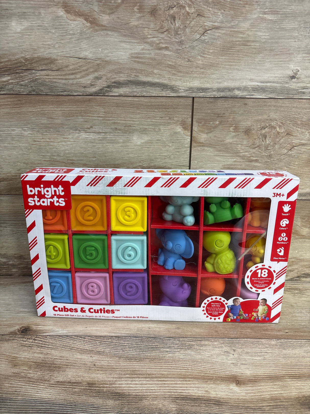 NEW Bright Starts Cubes & Cuties 18pc Gift Set