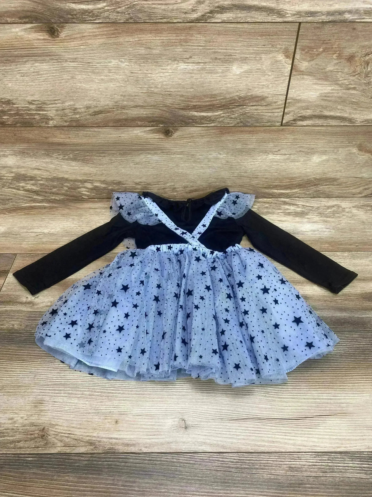 Pippa & Julie 2pc Shirt & Tulle Skirt Black/Blue sz 2T - Me n Mommy To Be