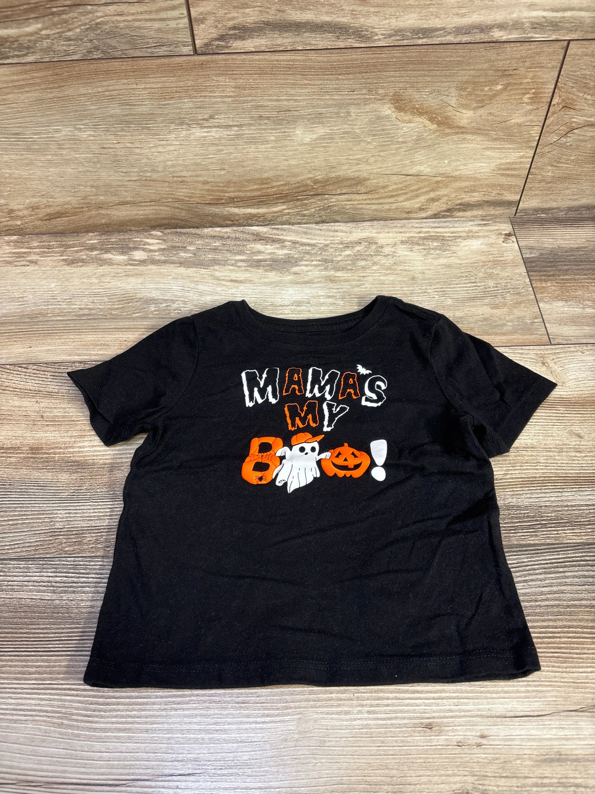 Way To Celebrate! Halloween Mama's My Boo Shirt Black sz 2T