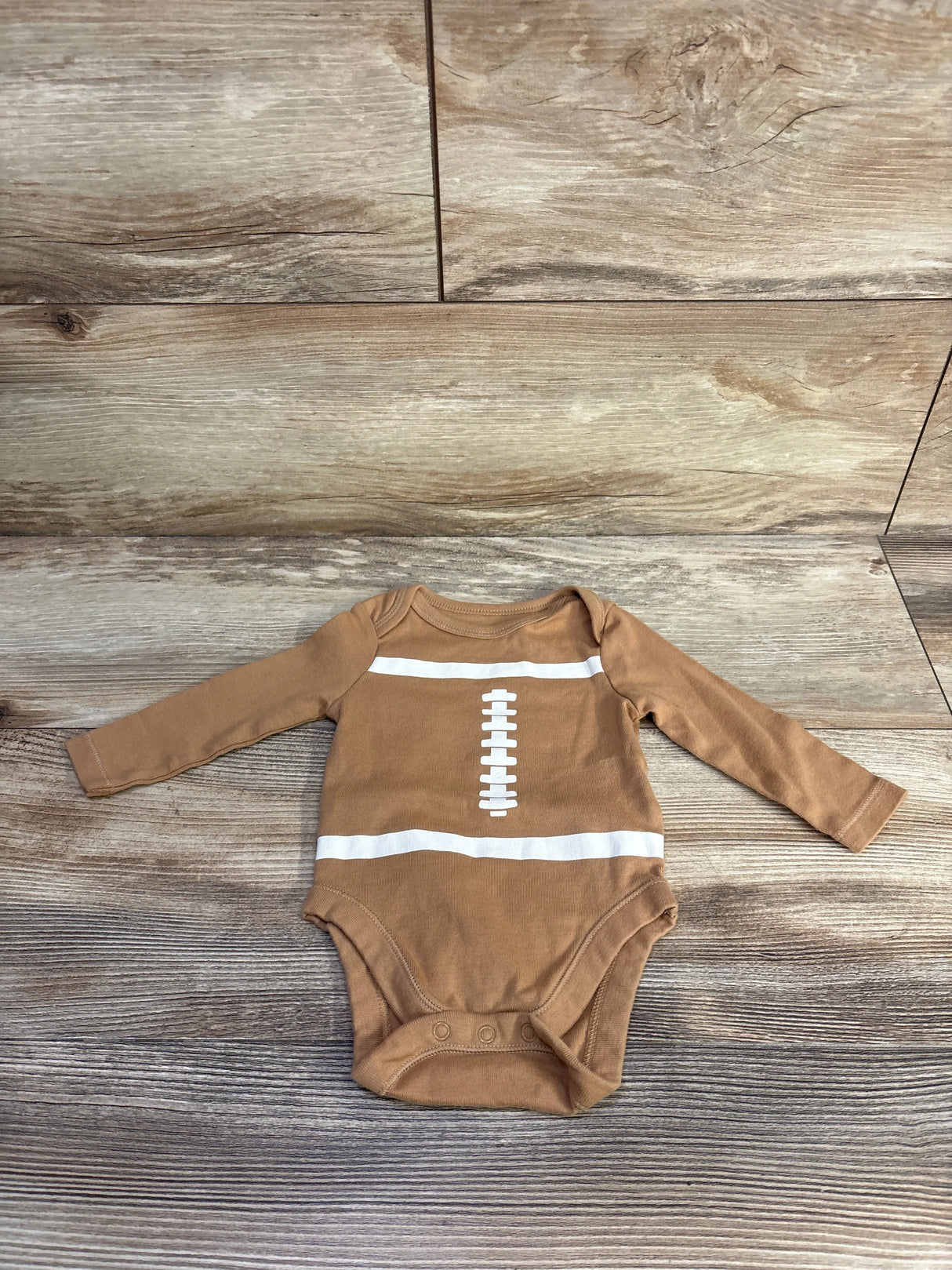 Old Navy Football Bodysuit Brown sz 0-3m