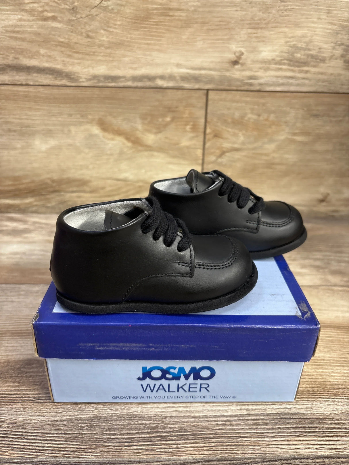 Josmo First Walker Ankle Shoes Black sz 4c
