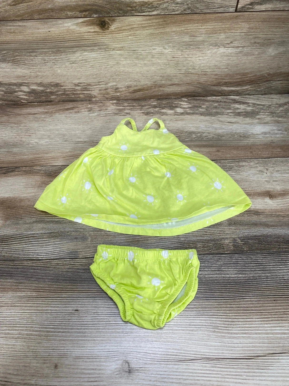 Carter's 2pc Dress & Bloomers Green sz Newborn - Me n Mommy To Be