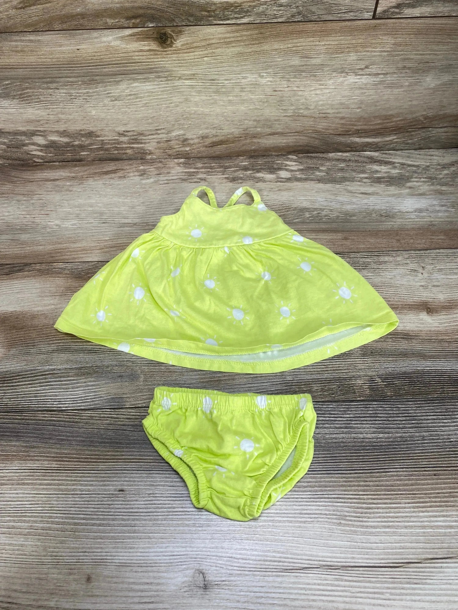 Carter's 2pc Dress & Bloomers Green sz Newborn - Me n Mommy To Be