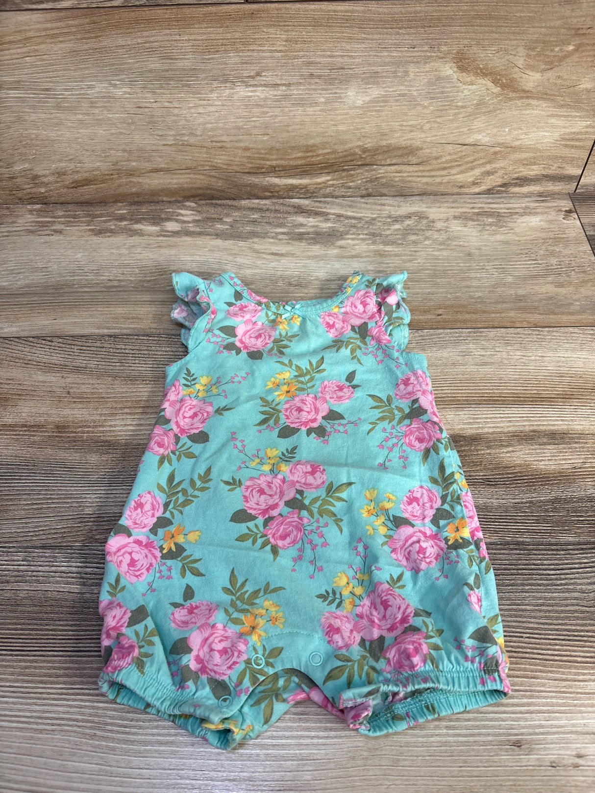 Children's Place Shortie Romper Blue sz 3-6m