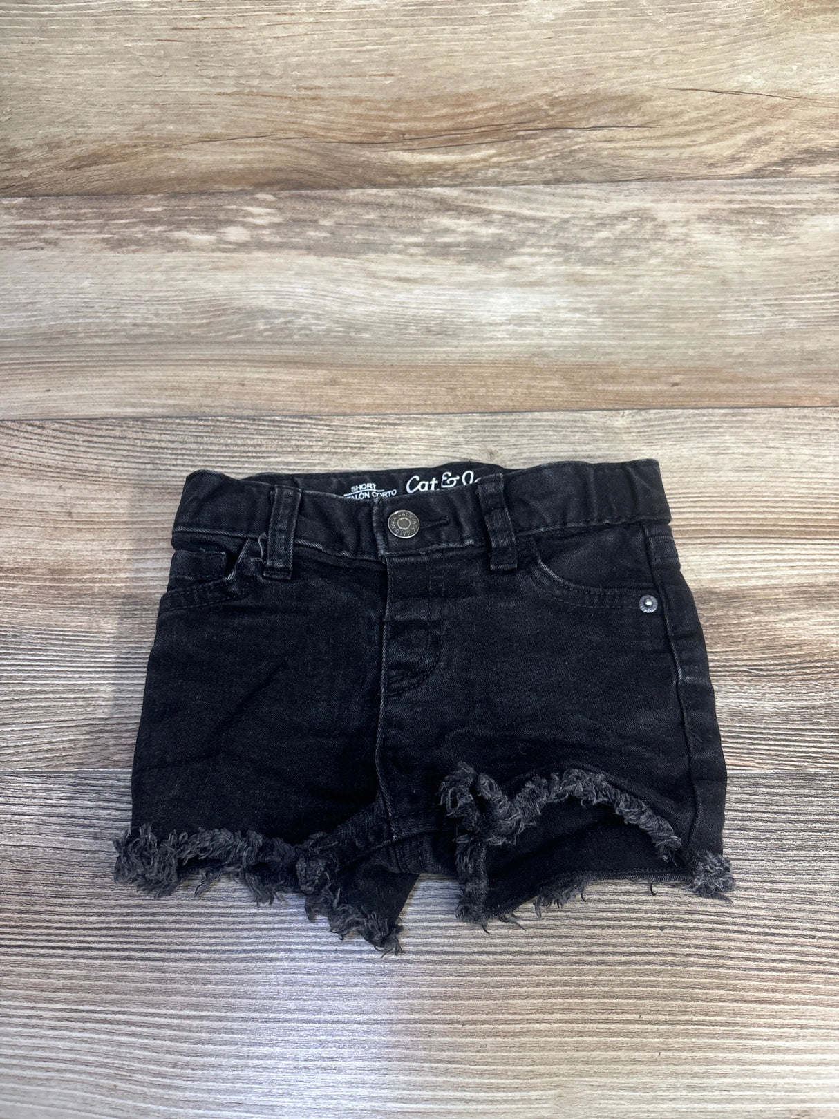 Cat & Jack Denim Shorts Black sz 12m