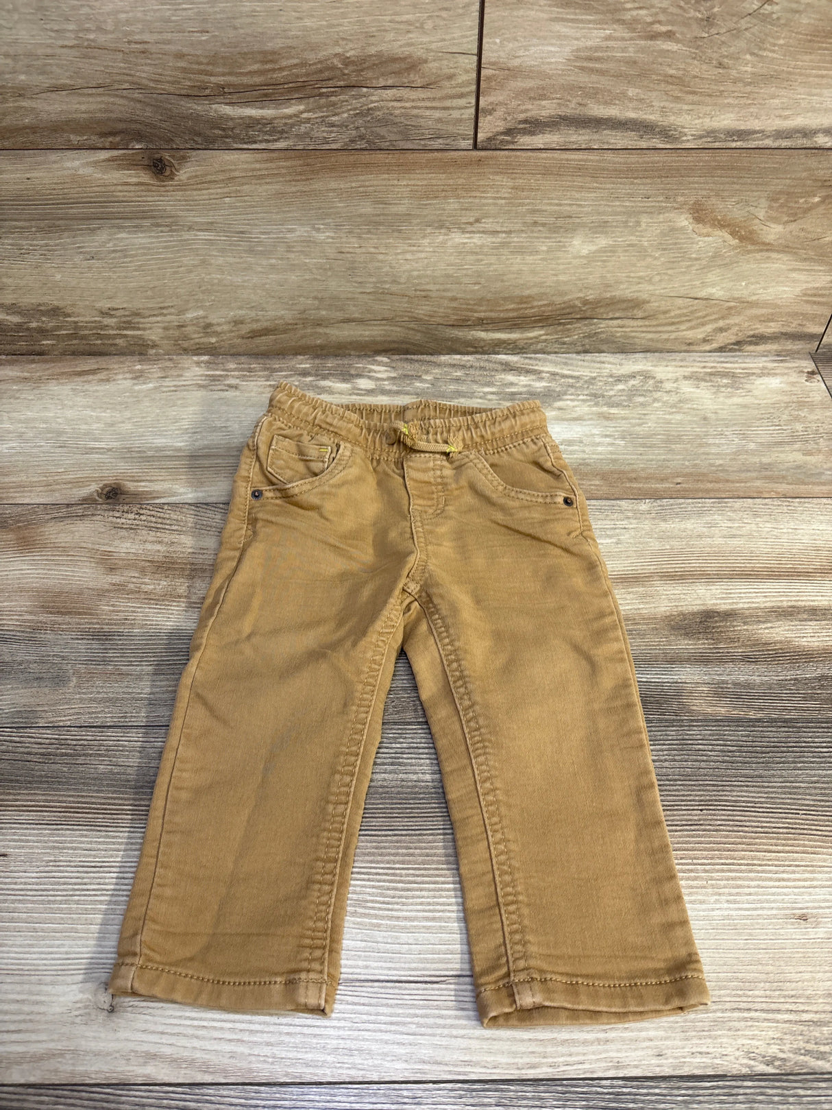 Cat & Jack Drawstring Joggers Tan sz 18m