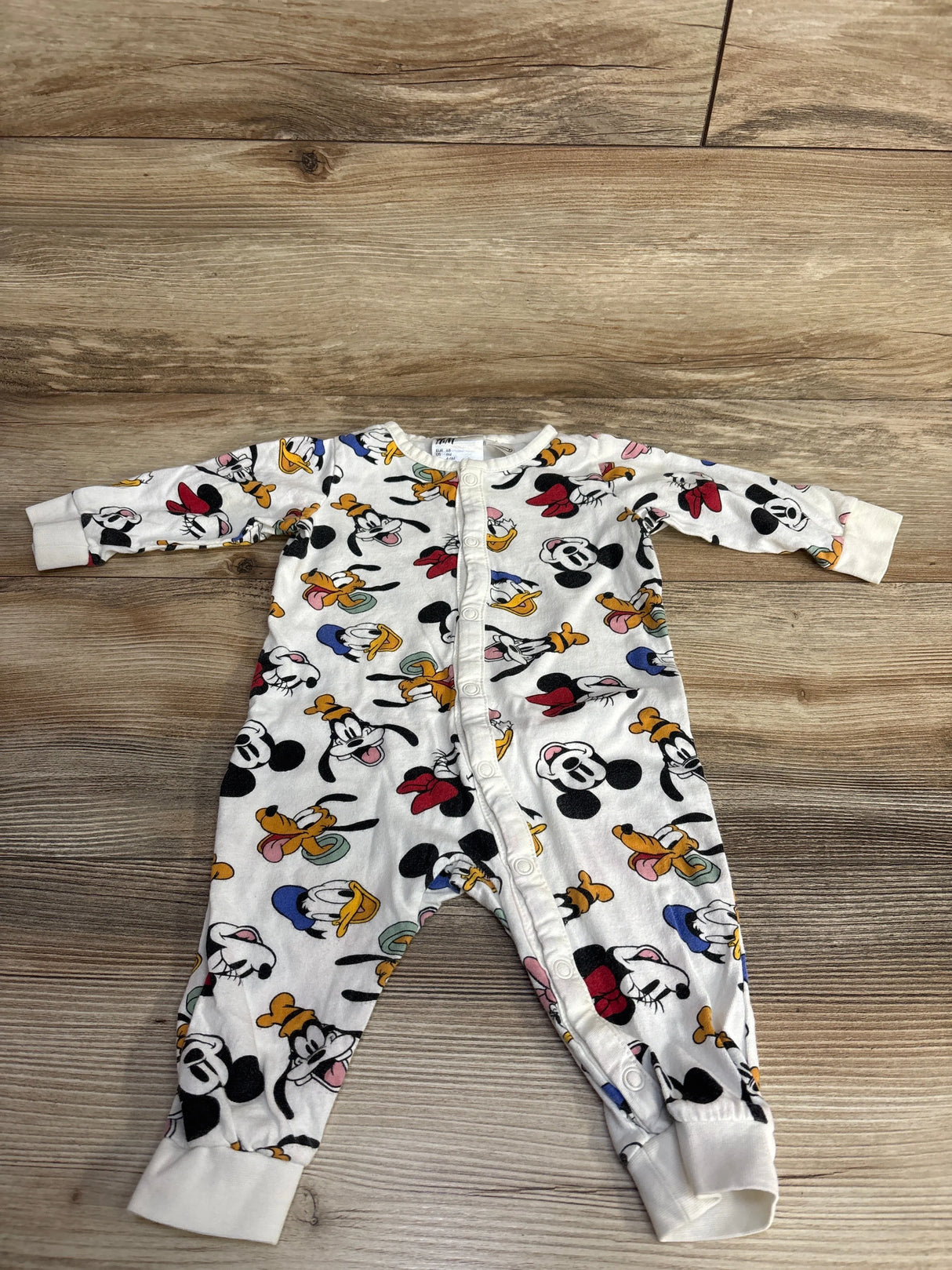 H&M Mickey Mouse Coverall White sz 6m