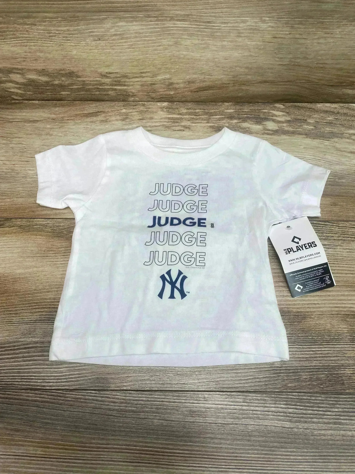 NEW Tiny Turnip New York Yankees Judge Shirt White sz 6m - Me n Mommy To Be